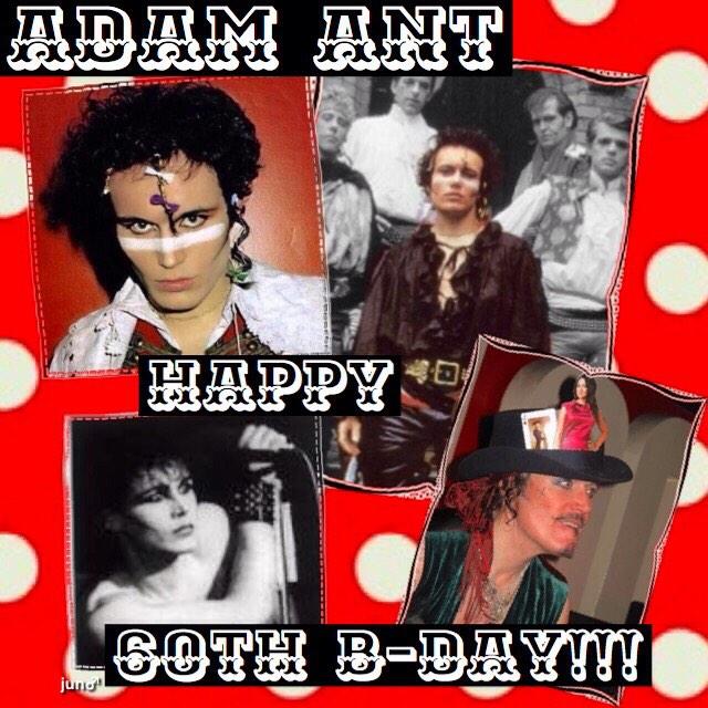 Adam Ant 
( V & G of Adam & The Ants )

Happy 60th Birthday 2 U!
3 Nov 1954
Legend & Icon  