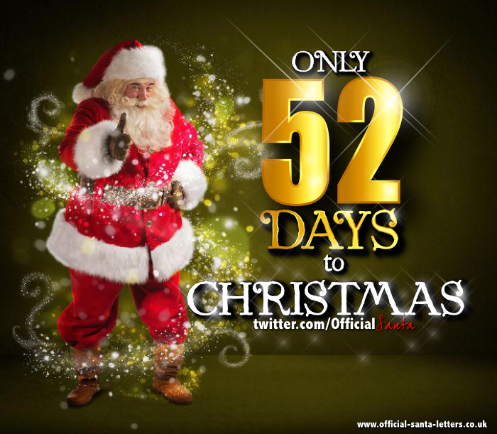 OfficialSanta's tweet image. 🎅🎄⛄🎁🎅🎄⛄🎁🎅🎄⛄🎁
ONLY 52 DAYS TO CHRISTMAS
🎅🎄⛄🎁🎅🎄⛄🎁🎅🎄⛄🎁