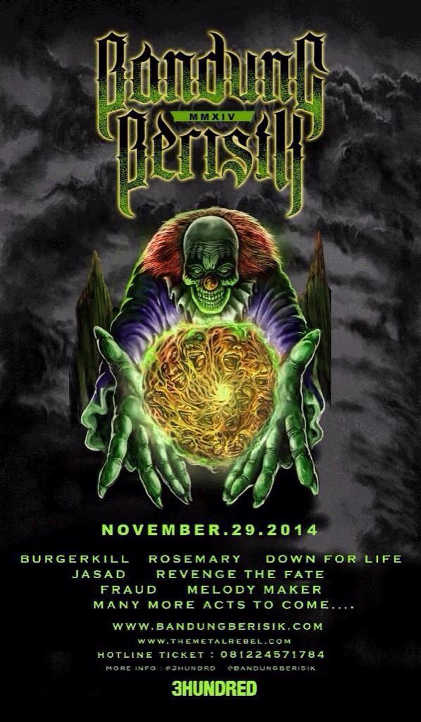 Banduuuuung..! Kami bersama <a href="/burgerkill666/">Dede "Kajit" Sutanzah</a> <a href="/Jasad_bdm/">JASAD OFFICIAL</a> <a href="/ROSEMARYsk8punk/">ROSEMARY SKATEPUNK</a> dll akan bermain di <a href="/BandungBerisik/">Bandung Berisik</a> 29 Nov