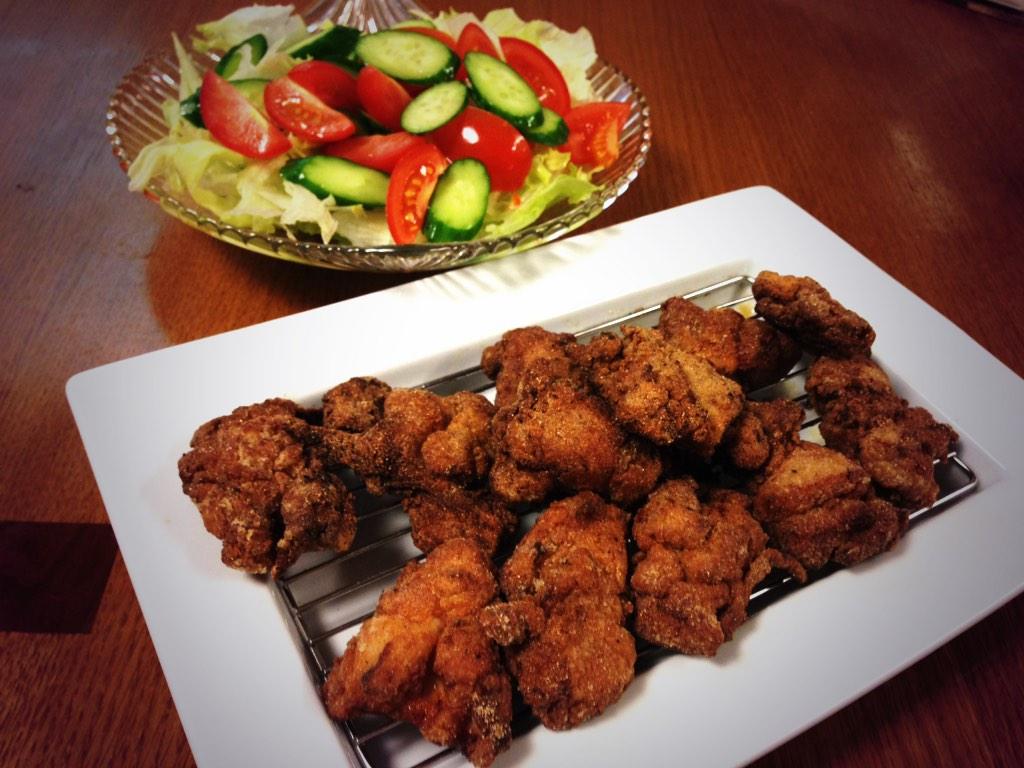 Azko_HomeCook's tweet image. Japanese fried chicken "Kara-age", soy sauce, ginger &amp;amp; garlic flavored version.  i-m.mx/azko/Azko_Home…