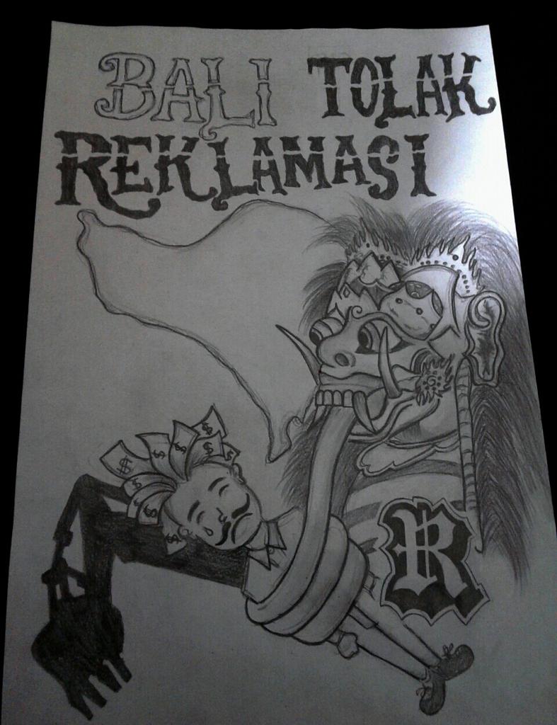VikoJulian5's tweet photo. @xRMBLx @JRX_SID karena saya gaptek,pensil menjadi pilihan utk mendukung #BaliTolakReklamasi #PunkrockLowrider http://t.co/8SywBjHqXW