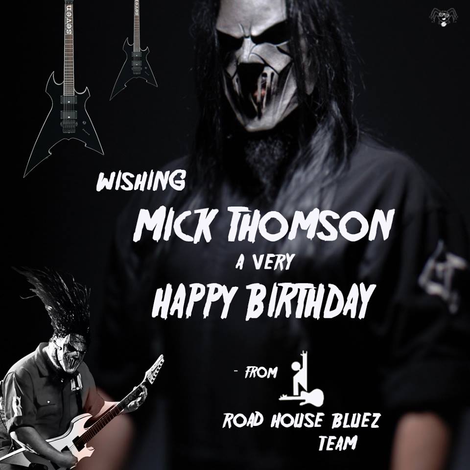 Mick Thomson, the lead guitarist of Slipknot turns 41 today 
 Wishing you a very happy birthday   
