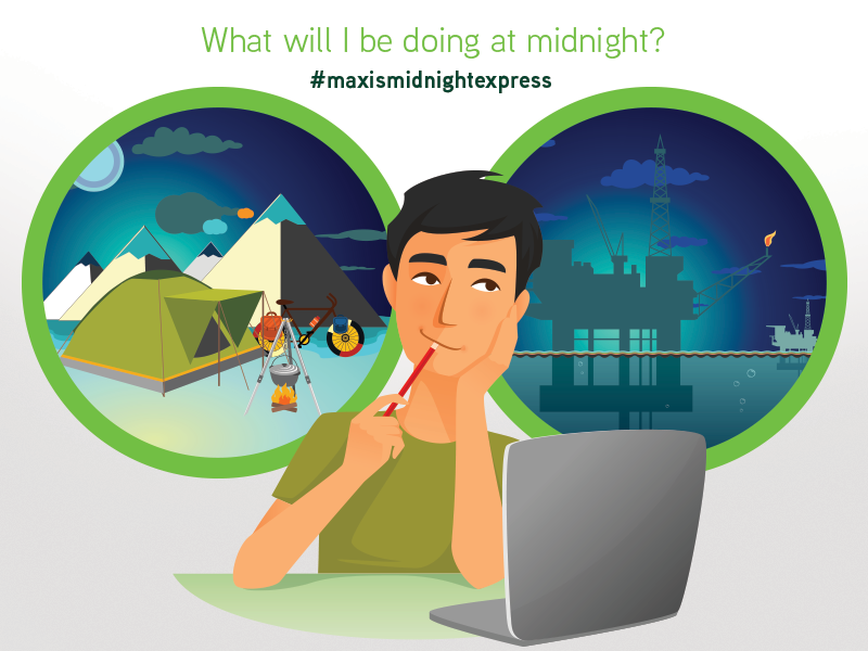 Maxis's tweet photo. Will Maxis rly deliver iPhone 6 to u? Yes, at midnight 6 Nov! Where do u think #MaxisMidnightExpress team wl travel? http://t.co/xcER4UdH44
