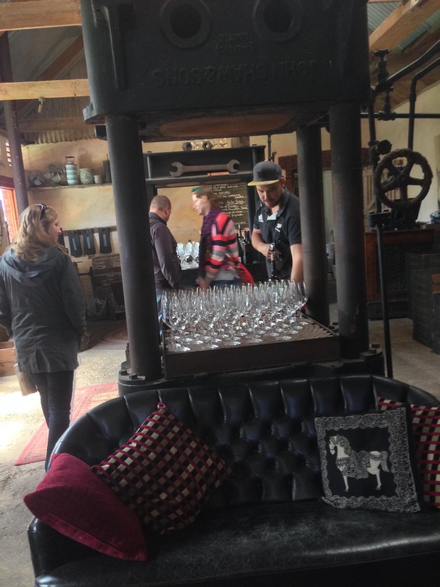 Nice farmyard and wool press <a href="/SamuelsGorge1/">Samuel's Gorge</a>. And wines! #enjoytheglass