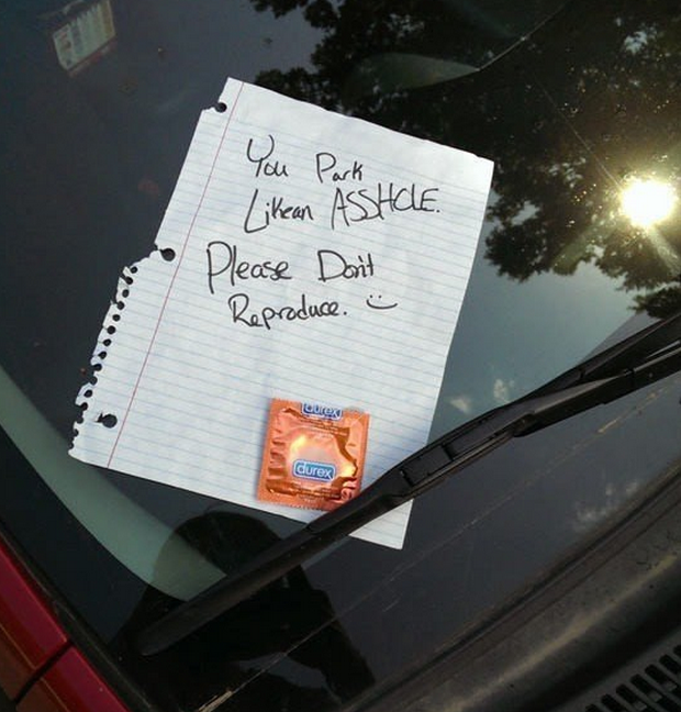 BuzzFeed's tweet photo. 29 Passive-Aggressive Windshield Notes That Forgot How To Passive
http://t.co/yICsfg45TW http://t.co/RdHebmU7pE