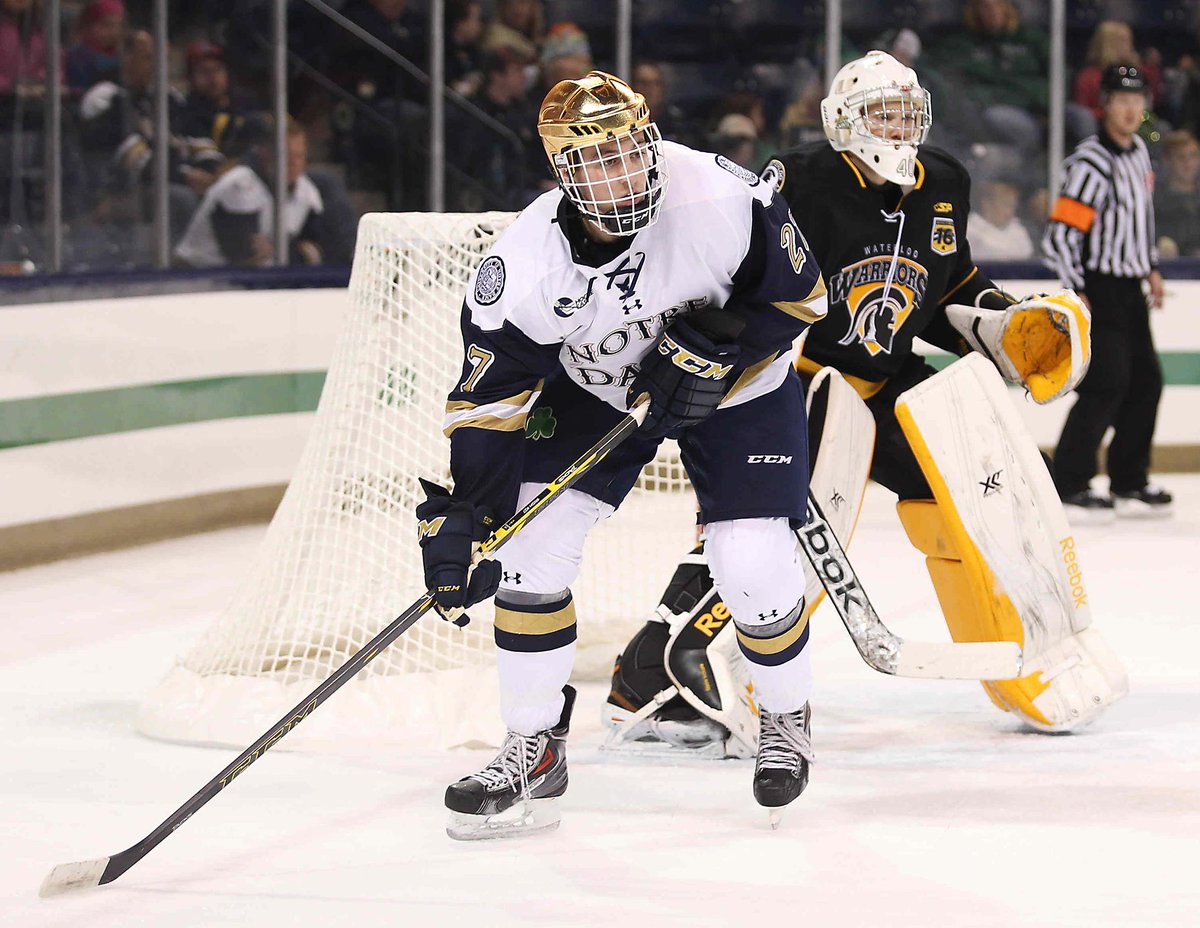 Capitals's tweet photo. LISTEN: #Caps prospect @Woody_ND_27 joins @WaltonCaps to talk about life at @NDHockey &amp; more. http://t.co/GkoB7DnnQK http://t.co/eSFmZNZSbf