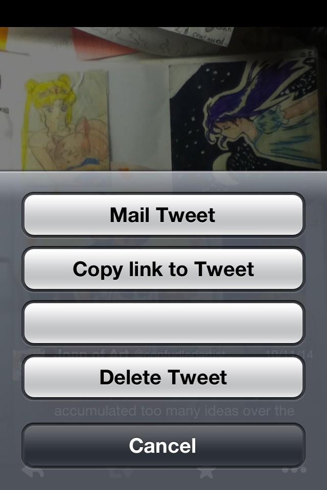 confudledartist's tweet image. I was deleting some tweets when I noticed the blank button. #wtf #Twitter #blankbutton #whatisthis