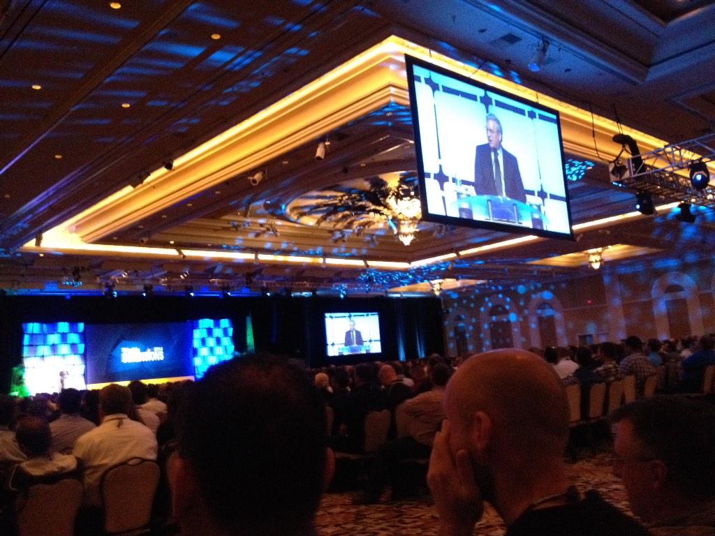 #TrimbleDimensions2014 gets underway showing how <a href="/TrimbleBuilding/">Trimble Buildings</a> transforms the way the world works