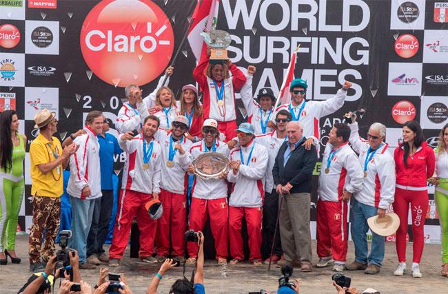 surfcantabria's tweet photo. > Perú se proclama campeona del mundo de los ISA Surfing Games - http://t.co/F977ZCQ34z #surf #ISA50WSG http://t.co/N0adTS5Wai