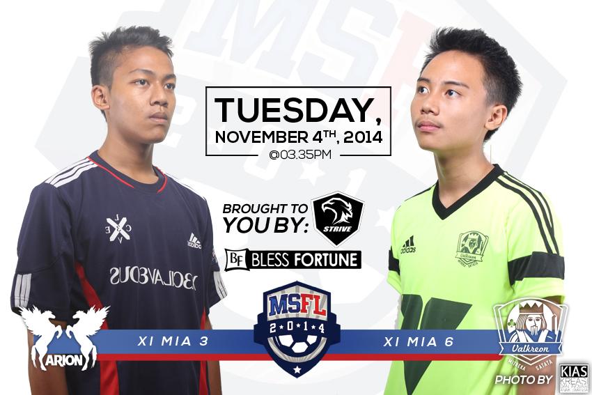 ArionMisa's tweet photo. "@osismisa: Disusul pertandingan kedua, akan ada XI MIA 3 (@ArionMisa) vs XI MIA 6 (@ValkreonMisa) ! http://t.co/4AFaCqiFvb"