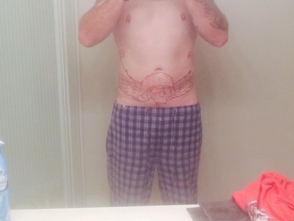 butonhead's tweet photo. The line work is done, the next sitting will be the fun one!!! #inklife, #painistemporary http://t.co/R78i19gYSM