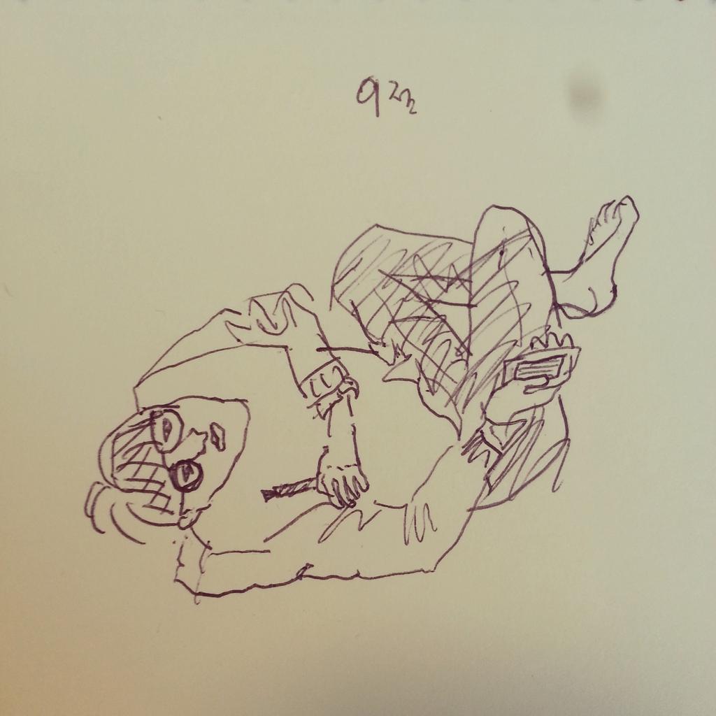 여친이 그려준 나 
9점 줬다 100점만점에