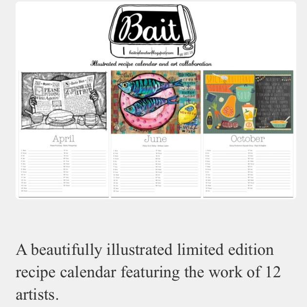 aclareart's tweet image. Our beautiful illustrated calendar now available here: baitcalendar.bigcartel.com make a fab unique Christmas present :)