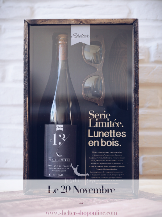 Père Noel STP !
Lunettes série limité fûts de chêne centenaire &amp; Sot de l'Ange <a href="/Terroirist37/">Le Sot de l'Ange</a> shelter-shoponline.com