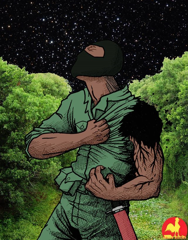"La única solución era escapar, perderse en la oscuridad de la selva"