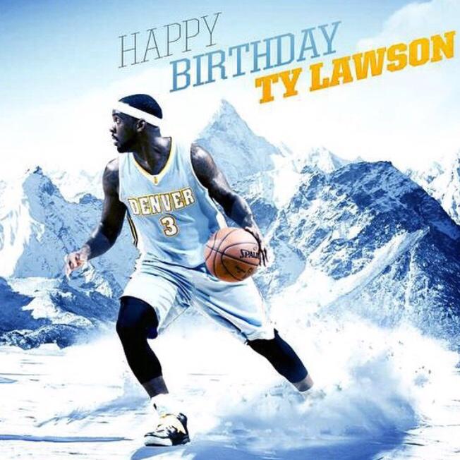 Happy birthday to Nuggets point guard Ty Lawson! 