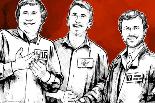 Cointelegraph's tweet photo. BitcoinPriceLive and H16 join the CoinTelegraph Media Group http://t.co/RrbTBnJVKN #BitcoinPriceLive #H16 http://t.co/NNeE2hYUi1