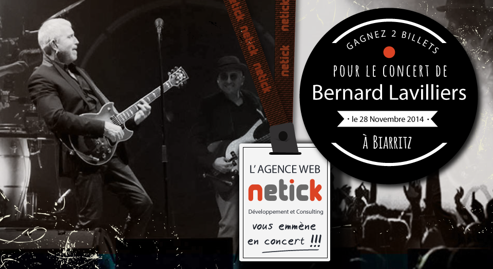 Tentez de gagner 2 places pour le concert de Bernard Lavilliers le 28/11 à Biarritz sur goo.gl/BXmzw9