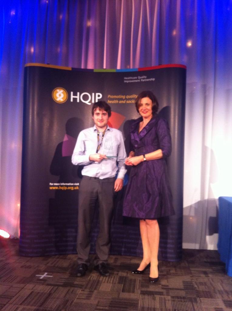 Winners! 'Innovative dissemination' #clinicalaudit <a href="/HQIP/">Healthcare Quality Improvement Partnership</a> awards.