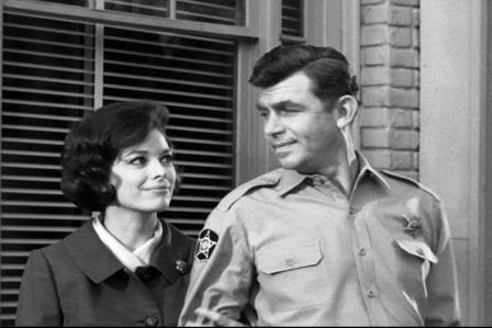 Happy to Aneta Corsaut; she played girlfriend Helen Crump on The Andy Griffith Show.  