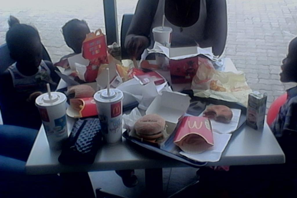 #happy moments with my family at McDonalds celebrating my baby girl 's birthday #