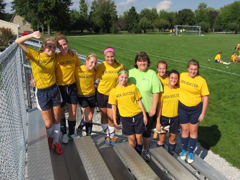 SistersNDToledo's tweet photo. #vocationweek - #SistersofNotreDameToledo Sr. Jen is an athletic trainer! http://t.co/0j7GepU9lm