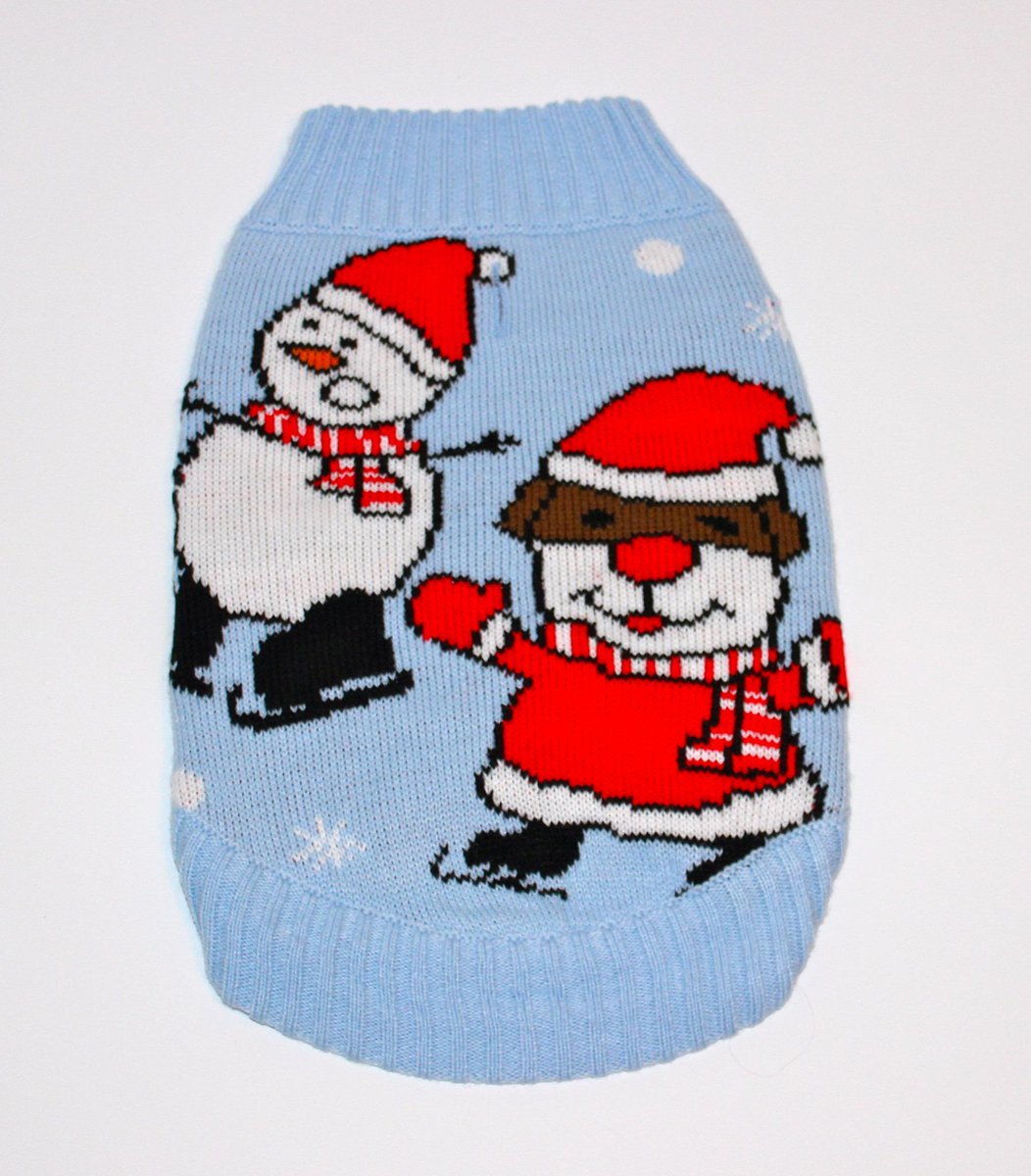 Is your dog ready for #Christmas? Buy a wobbly snowman sweater today! funkytails.com/products/dog-c… #dogfashion #uglysweater