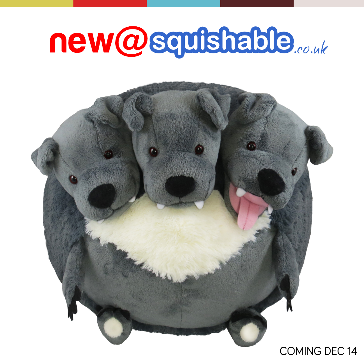 SquishableUK's tweet image. MR Fox finds it pleasing to announce arrival of Squishable Cerberus in December! squishable.co.uk/products/squis…