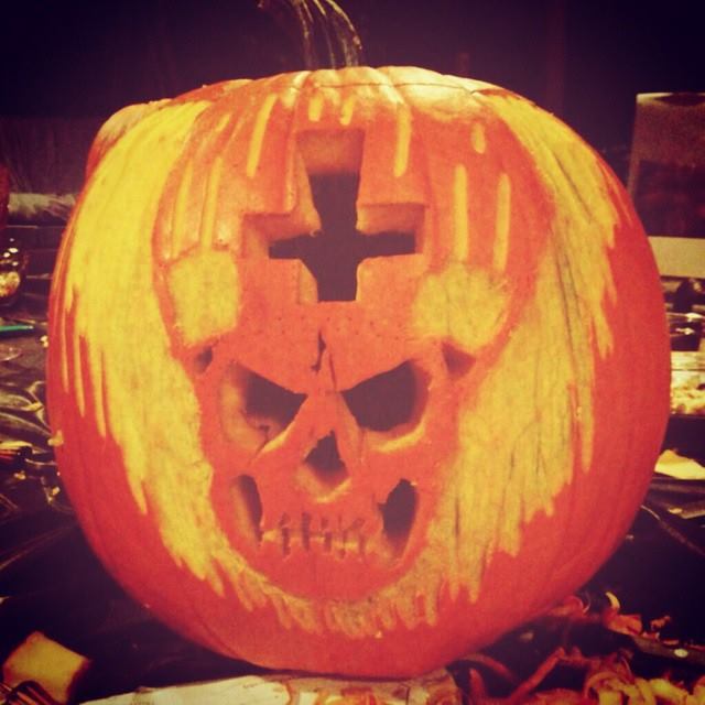 Papa Emeritus II Halloween pumpkin
Photo: Rowdy Keller