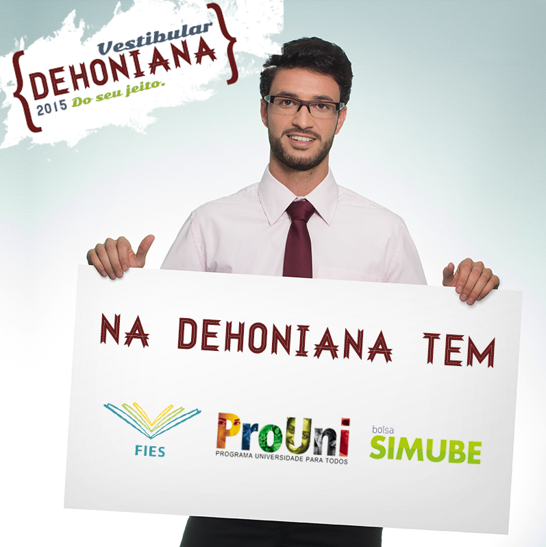 fdehoniana's tweet image. Aqui você consegue estudar com o #fies, #prouni ou #simube. #DoSeuJeito