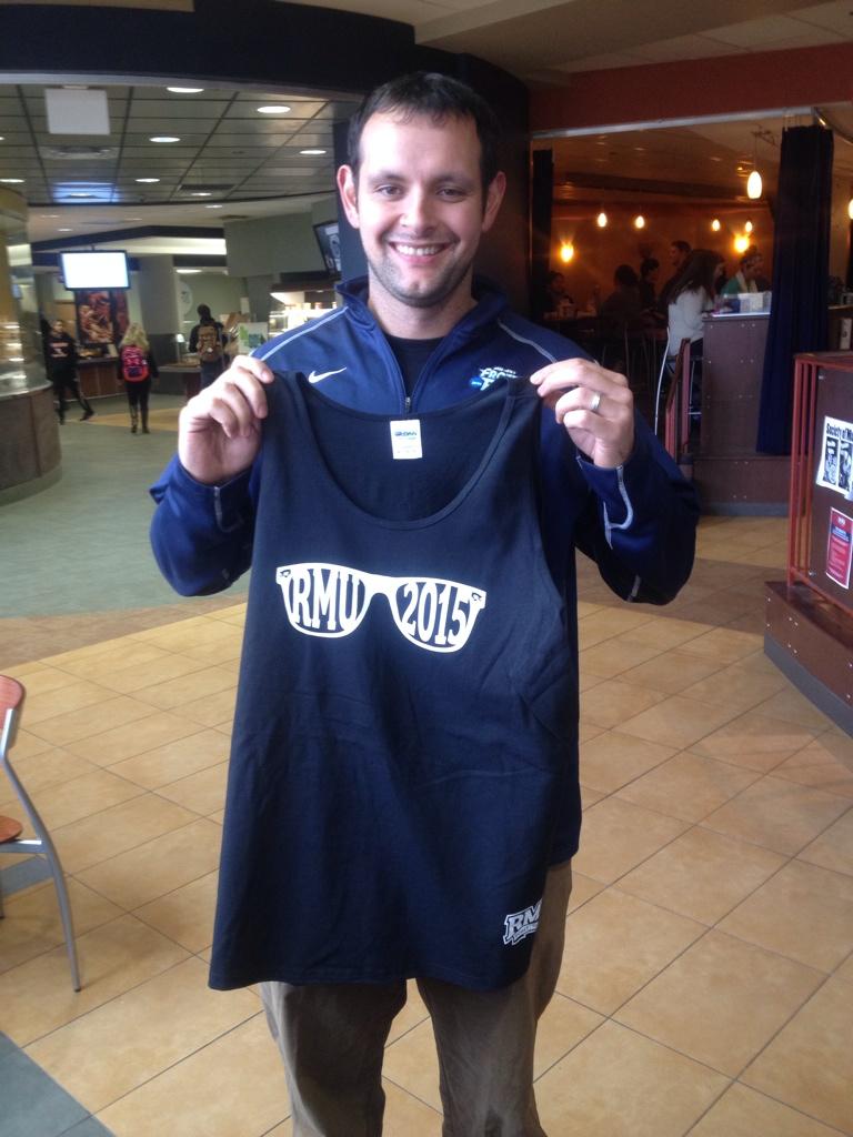 RMU's tweet photo. The man, the myth, the legend, Armand Buzzelli, just made his gift to the RMU Class Gift. http://t.co/j6lkFbStqL http://t.co/8p1cl07csf