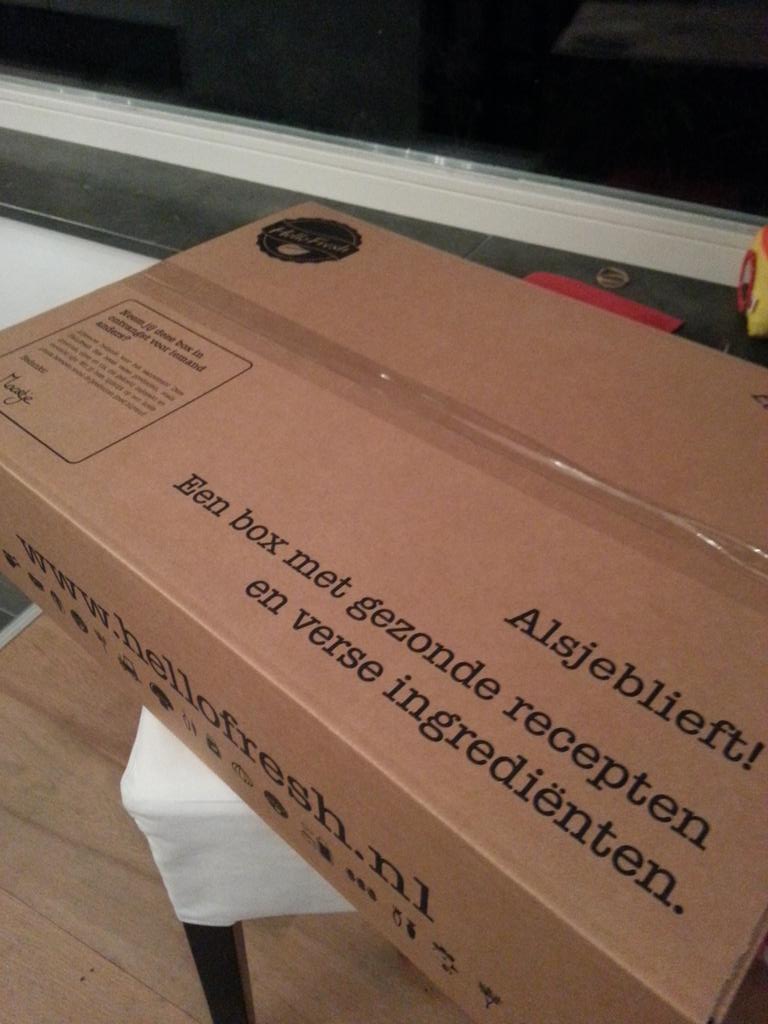 ielie's tweet photo. Wat eten we deze week? Eerste keer #hellofresh http://t.co/SIk5W7LkTj