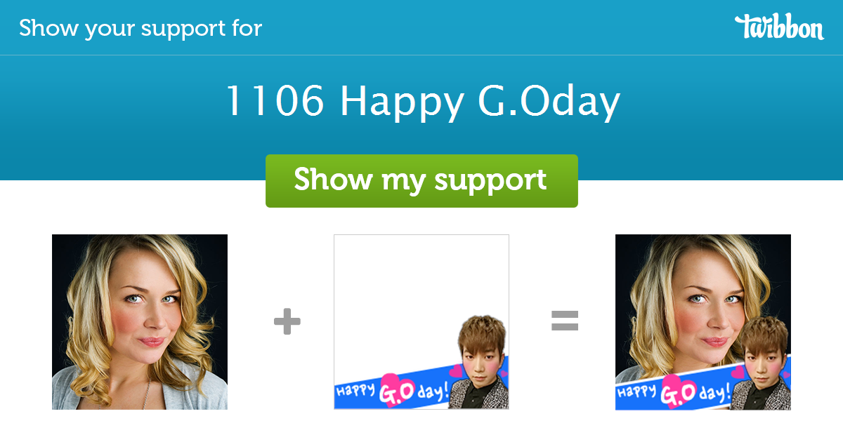 NesiBang's tweet photo. Please help support 1106 Happy G.Oday, add a #Twibbon now! http://t.co/BKc6sg3fJ6 http://t.co/RyDCwAwBez