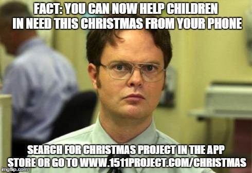 1511Project's tweet image. Help children in need this Christmas in your community by going to app.1511project.com #1511Christmas