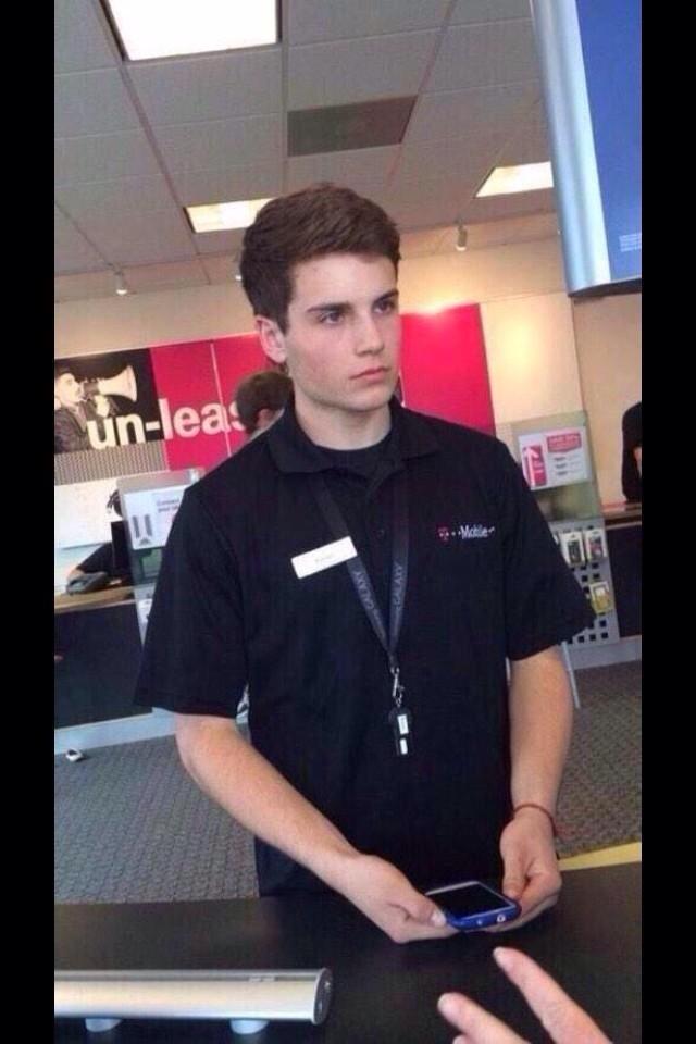 mattsforeign's tweet photo. "steve from starbucks"
"kieran from tmobile"
"matt from red robin"
"alex from target" http://t.co/9IW2JfCzFr