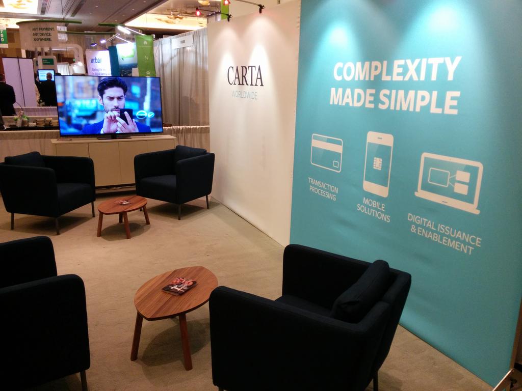 CartaWorldwide's tweet image. , @CartaWorldwide 's booth @money2020 ,  come stop by. Booth #700. #walletless