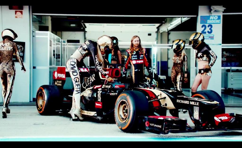 Tsunami_mag's tweet photo. MUSIQUE x F1 | Nouveau clip pour David Guetta ft. Sam Martin - Dangerous http://t.co/03pFUyxfT9 @Lotus_F1Team http://t.co/N1GMllOmWB