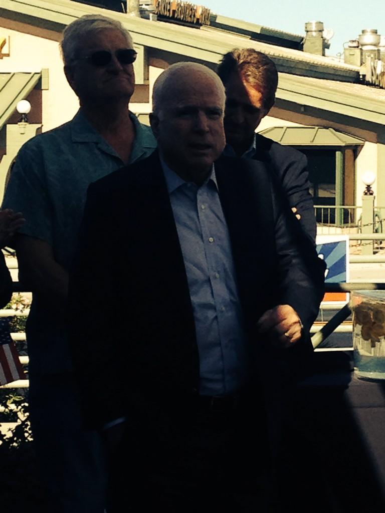 CaseyForese's tweet photo. Campaigning in Lake Havasu. @JeffFlake @SenJohnMcCain @tomforese @dougducey http://t.co/5P2uPMSJCt