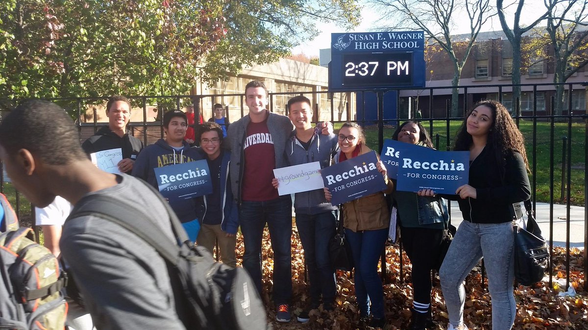 Election Day is TOMORROW! Our fantastic field team and volunteers are working hard to #GOTV #Recchia4NY #ny11