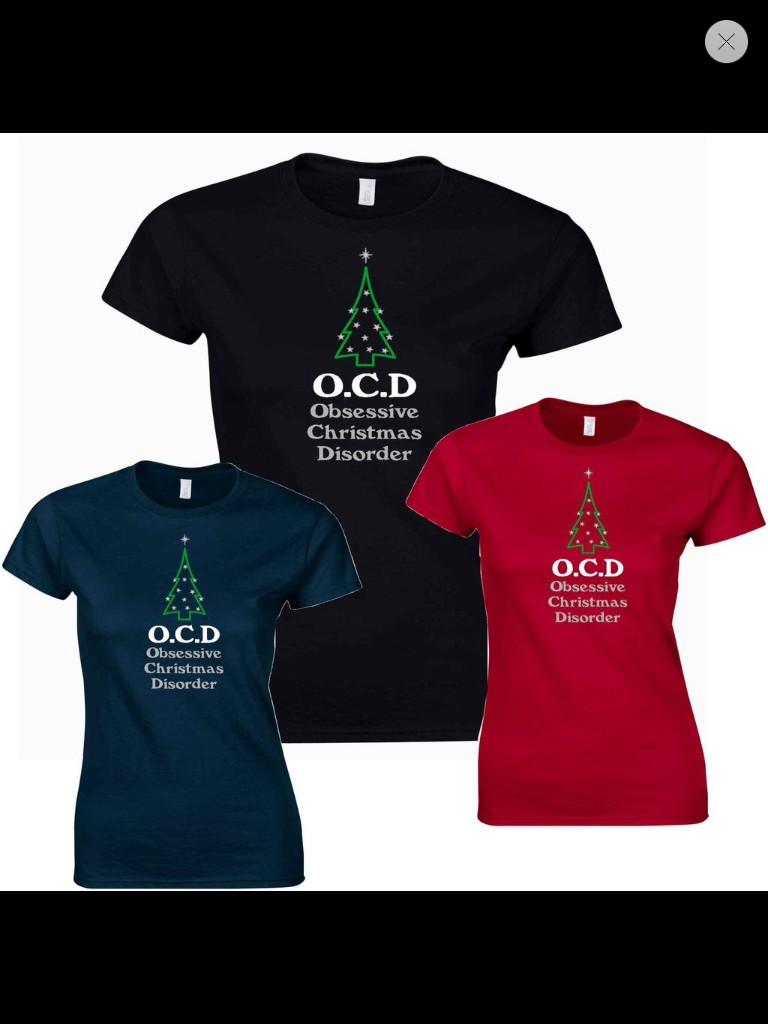 ntprinter's tweet image. O C D Christmas t-shirts, just £9.49 delivered! 
Sales@ntprinter.co.uk