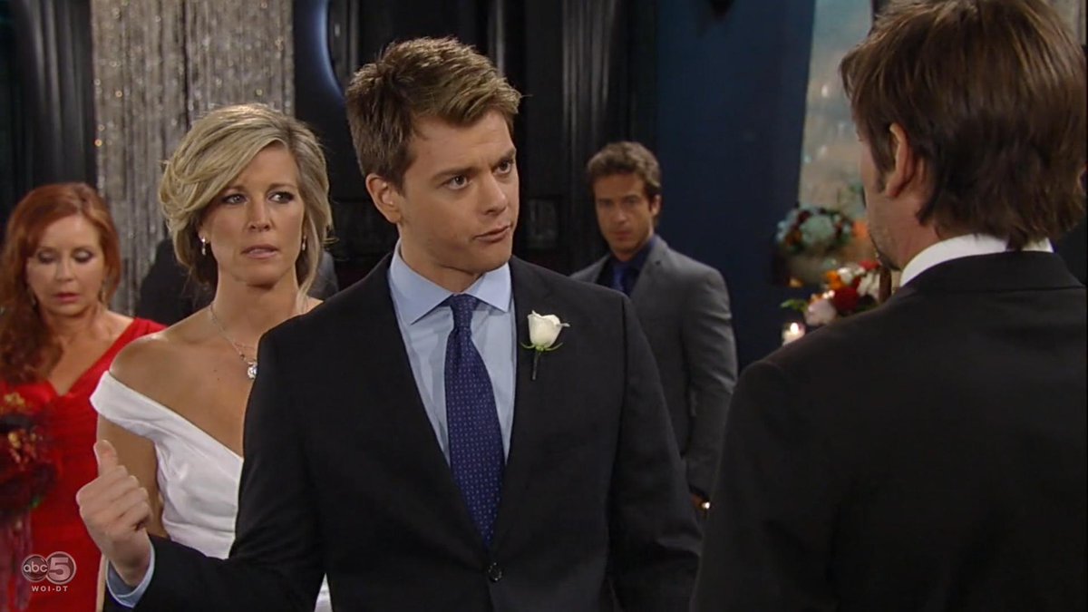 SoapJenn's tweet photo. Michael is going to feel so niave about all this later. #GH #Hallowedding http://t.co/OUh8RcU07S