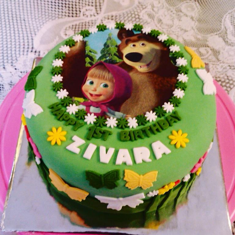 Cake Masha and the Bear