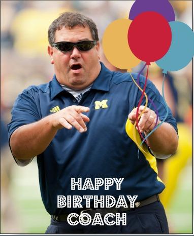 Happy Birthday to Brady Hoke! 