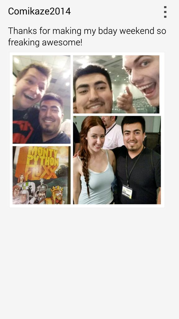SharkSharkingtn's tweet photo. #Comikaze2014 @uttshowofficial : @Xanderrific @iheartsong @KevinMBecker @StuntBen_LA &amp; @RyanShrewsbury http://t.co/7F2raW6R8U