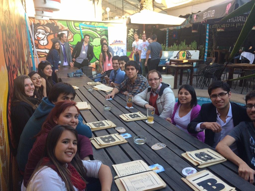 Coneib2014's tweet photo. Ya fue la primera jornada III CONEIB, los estamos esperando Barbudo@chris_vallac @BiotecUchile @aneib @Camieuge21 http://t.co/FbNRDdRTxz