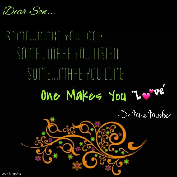 nurturinglov's tweet photo. "@drmikemurdock: #ToMySons ...
@STELLOUSHKA 😘 http://t.co/v3oxY6HhOe”"