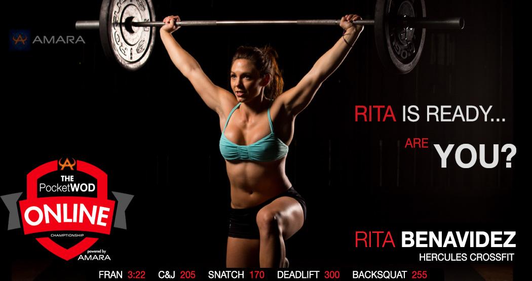 PocketWOD's tweet photo. Sign up for the PWOD Online http://t.co/vnffQ4u0Fo to compete against Rita Benavidez. @Minksii #crossfit #fitandhot http://t.co/oCuGElB5gL