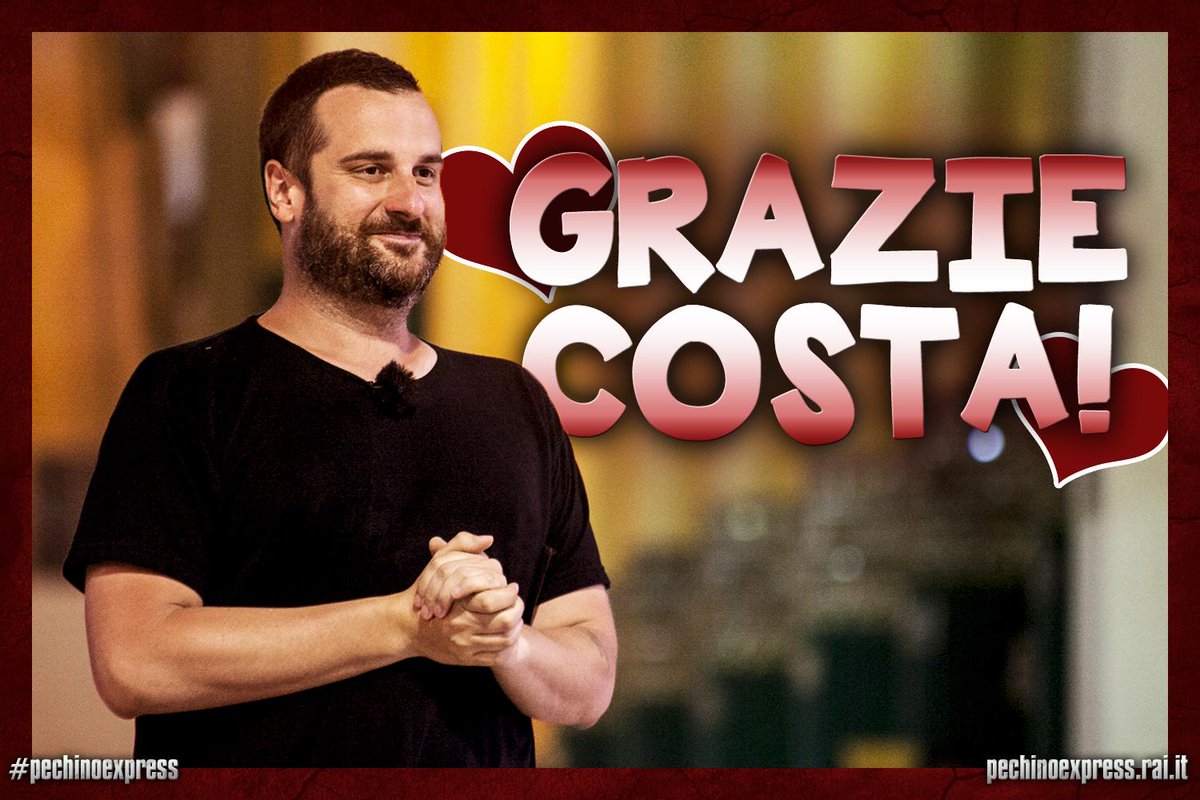 PechinoExpress's tweet photo. Un #grazie carico d’amore per il nostro @CdGherardesca: sei sempre il faro che illumina la strada di #pechinoexpress! http://t.co/g5jQxVBn5d