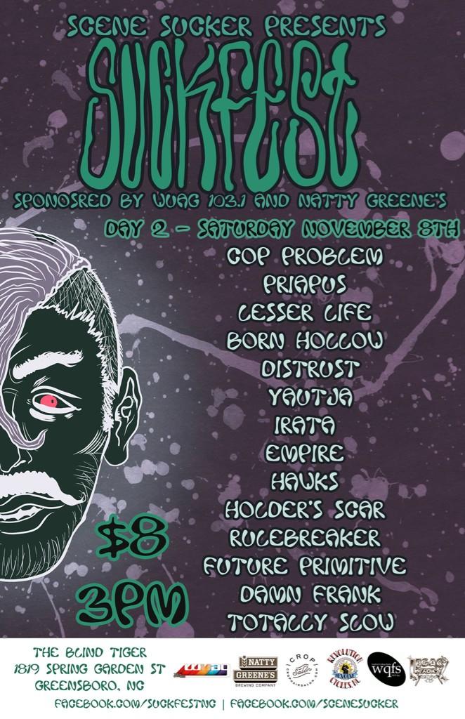 Last gig of 2014. Gonna write some more jams and come back fresh. So many dope bands playing this. Bang your head.