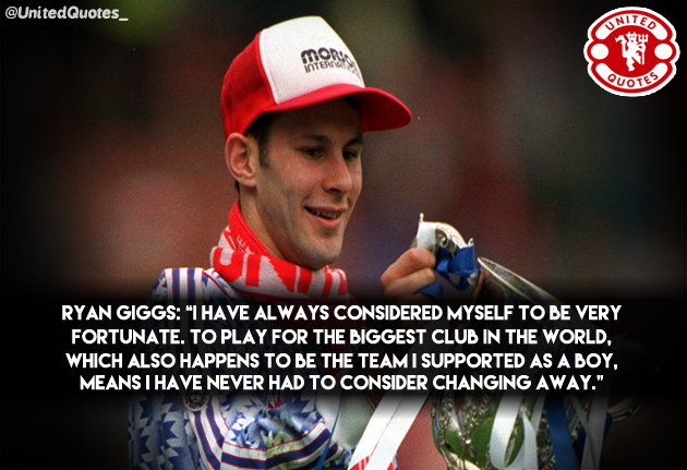UnitedQuotes_'s tweet photo. Ryan Giggs on Manchester United. #MUFC http://t.co/udAJ9u7BpH